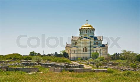 Cathedral Of St Vladimir Chersonesus In Crimea Stock Image Colourbox