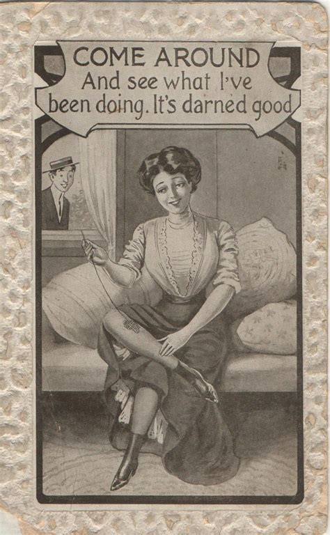 1890s Postcard Hagins Collection Antique Postcard Postcard Sewing Art