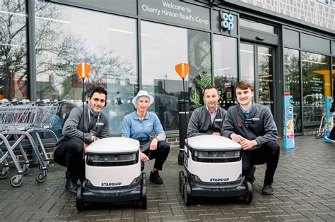 Co Op Delivery Robots Take To The Streets Of Cambridge As Autonomous