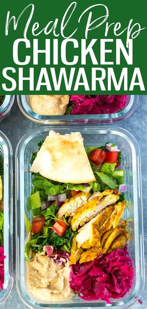 More whole30 meal prep recipes. Chicken Shawarma Meal Prep Bowls - The Girl on Bloor in ...