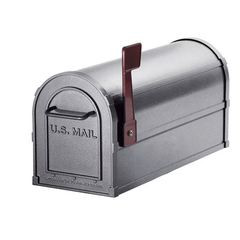 Salsbury Industries 4800 Series Post Mount Deluxe Rural Mailbox 4850d