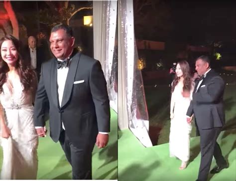 The wedding was held in cote d'azur, in the presence of family and close friends. Malaysian Multi-millionaire and AirAsia founder Tony ...