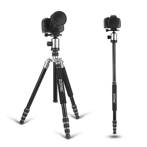 Zomei Z818 Professional Aluminium Alloy Tripod Kit Monopod For Dslr