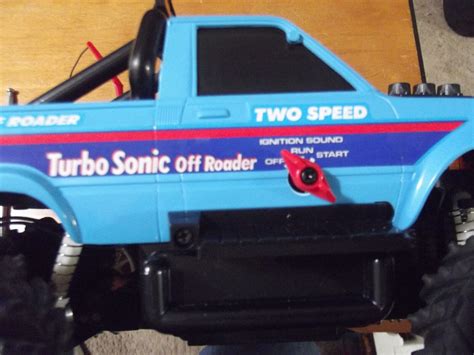 Vintage 1989 Radio Shack Turbo Sonic Off Roader Rc Electric Truck