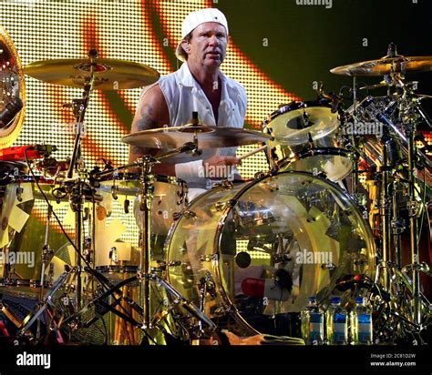 Red Hot Chili Pepper Drummer Chad Smith Performs With The Rest Of The