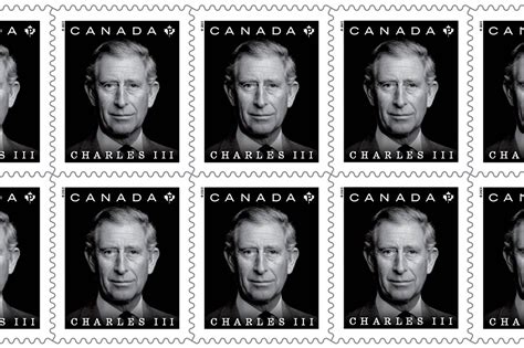 canada post unveils first king charles stamp