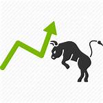 Market Icon Bull Trading Trend Chart Positive