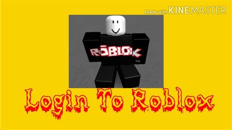 How To Login Roblox Youtube