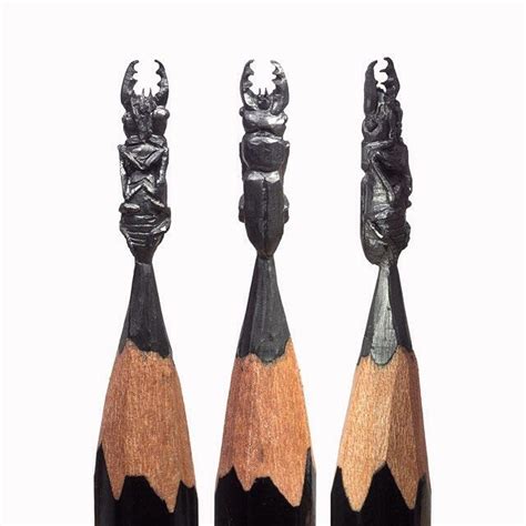 Microsculptures By Salavat Fidai Artwoonz Sculptures Pencil