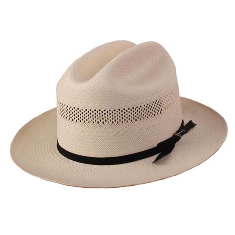 Stetson Mens Open Road Natural Straw Hat