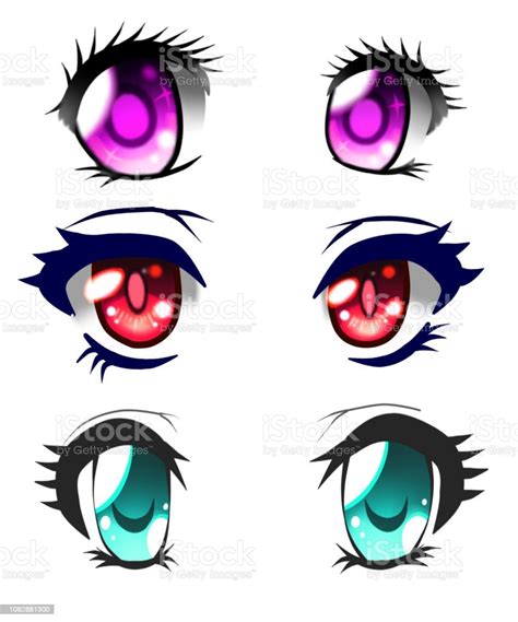 Anime Eyes Stock Illustration Download Image Now Istock