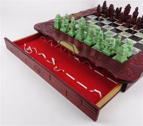 Vintage Chinese Chess Set Kodner Auctions