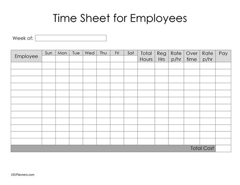 Timesheet Template Word Hq Printable Documents
