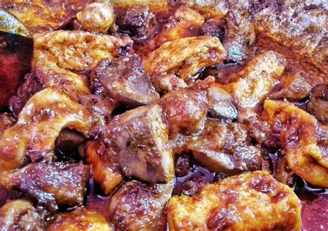 Cara membuat sambal goreng kentang sederhana: Resep Sambal goreng ati ampela + tahu oleh Hany S ...