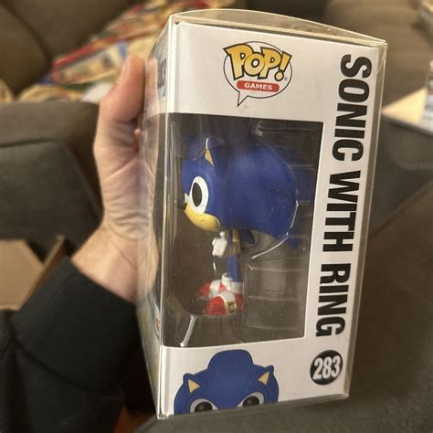 Mavin Funko Pop Sonic With Ring 283 Glow In The Dark Sonic The