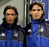 Filippo Inzaghi x Simone Inzaghi | Vintage football, Football players ...