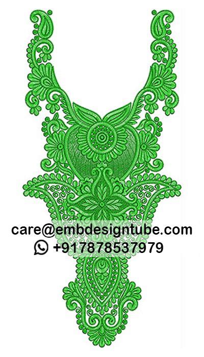Pin By Lio Embdesigntube Blog On Neck Embroidery Designs Embroidery
