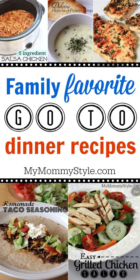 Entertain with ease using our themed menus for indian, thai, luau and more. Family favorite Go To Dinner Recipes - My Mommy Style