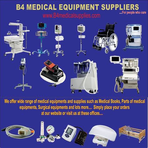 B4 Medical Equipment Suppliers Abuja