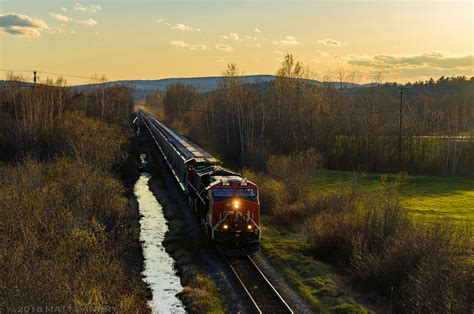 Railpicturesca Matt Landry Photo Cn 3119 Leads Eastbound Train 406