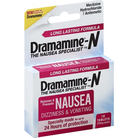 Feb 25, 2021 · what is dramamine? Dramamine Prevent Nausea, 25 Mg, Tablets | Health ...