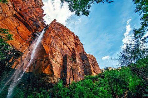 Free Images Landscape Tree Nature Forest Rock Waterfall