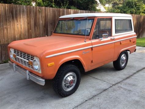 Find Used 1973 Ford Bronco Explorer In Burnt Orange In Baton Rouge
