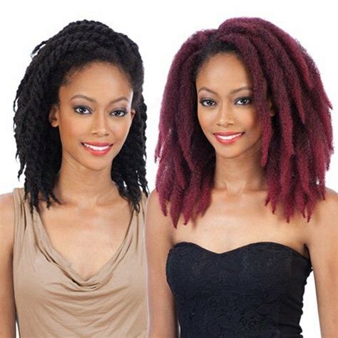 Bend the extension hair so that the center remains in between the 2 split halves of real hair. CUBAN TWIST 12" - FREETRESS EQUAL SYNTHETIC HAIR MARLEY ...