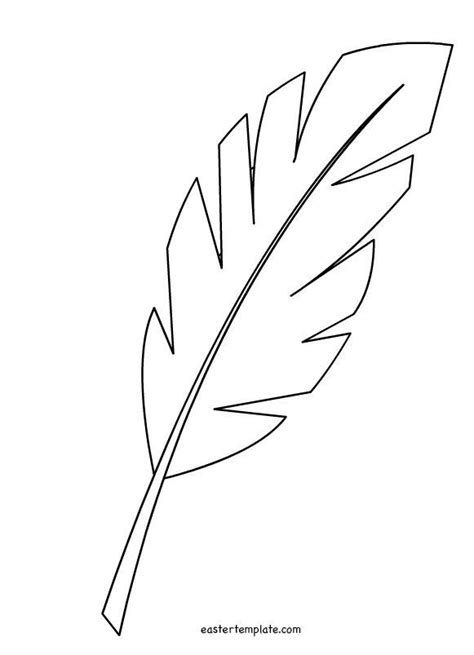 39+ palm leaf coloring pages for printing and coloring. Image result for palm tree leaf template | Leaf template