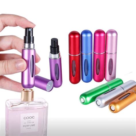 5ml Portable Travel Perfume Atomizer Spray Bottles Dispenser Container