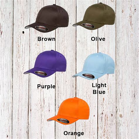 Custom Flexfit Hat / Flex Fit Wooly 6-Panel Cap / Personalized | Etsy