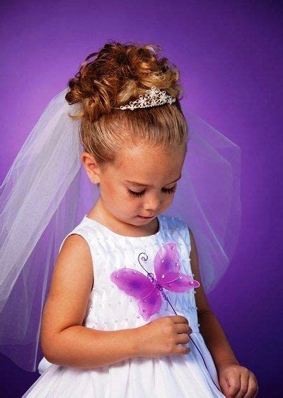 Little Flower Girl Hairstyles With Tiara Wedding Stuff