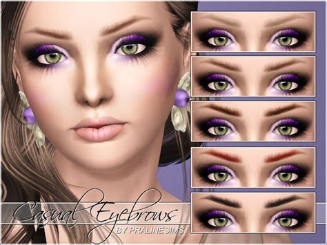 my sims 3 blog casual eyebrows by pralinesims