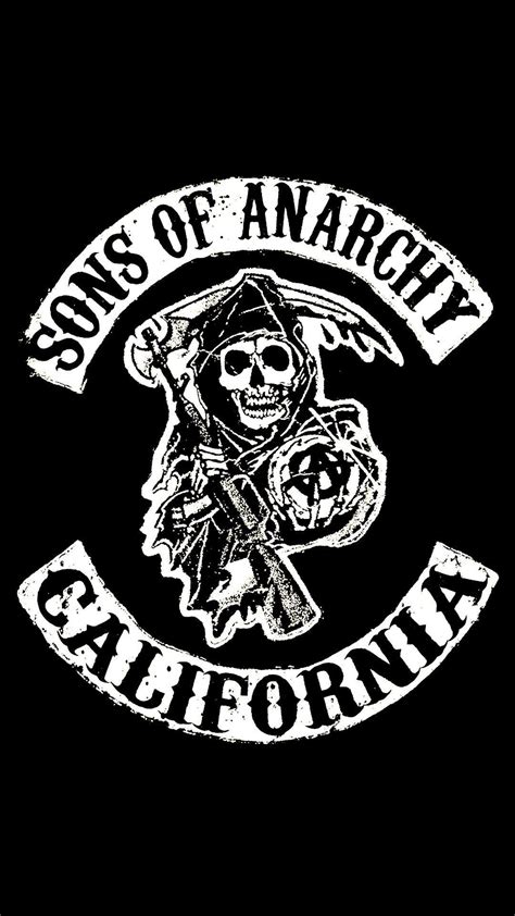 Sons Of Anarchy Logo Wallpapers Wallpaper Cave