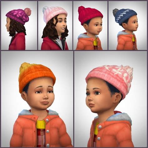 Winter Wonder Cap For Kids And Toddler At Birksches Sims Blog • Sims 4