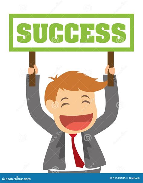 Success People Cartoon Design Stock Vector Image 61513105