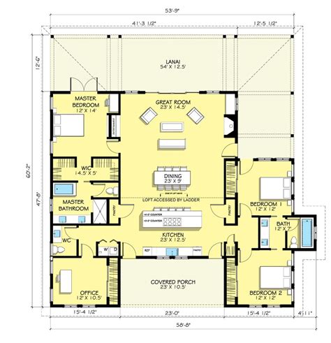 Farmhouse Style House Plan 3 Beds 25 Baths 2168 Sqft Plan 888 7