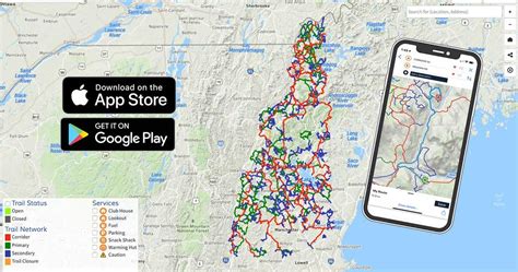 Nh Snowmobile Trail Map Nhsa