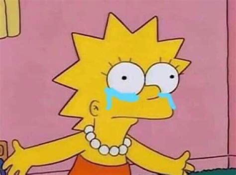 Lisa Simpson Crying Reaction Image Lisa Simpson Crying Wanna Fight Know Your Meme