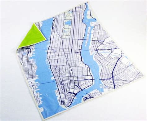 Soft Maps Haptic Lab Hand Stitches City Maps Onto Cozy Quilts