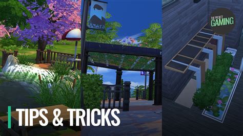 The Sims 4 - Building Tips & Tricks | 3 Exterior Decor Ideas - YouTube