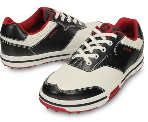 Crocs Preston Ii Golf Shoes Whiteblack Golf Shoes Mens Shoes Mens