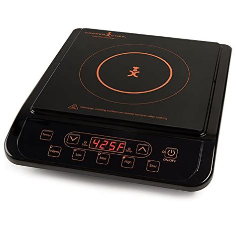 chef copper induction cooktop xl pc cooker pan portable casserole