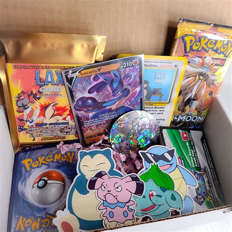 Pokemon Mystery Box Lax Box Authentic Tcg Mystery Pack Etsy