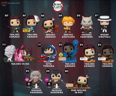 An Image Of Pop Vinyls From The Anime Movie Persona Kashiba And Other