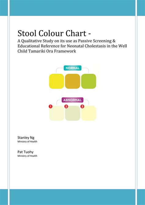 12 Free Printable Stool Color Charts Word Pdf