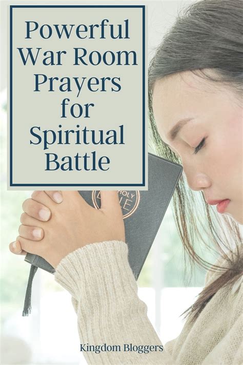Powerful War Room Prayers For Spiritual Battle