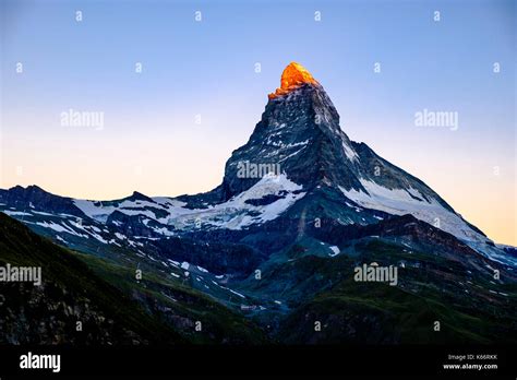 The East And North Face Of The Matterhorn Monte Cervino With The