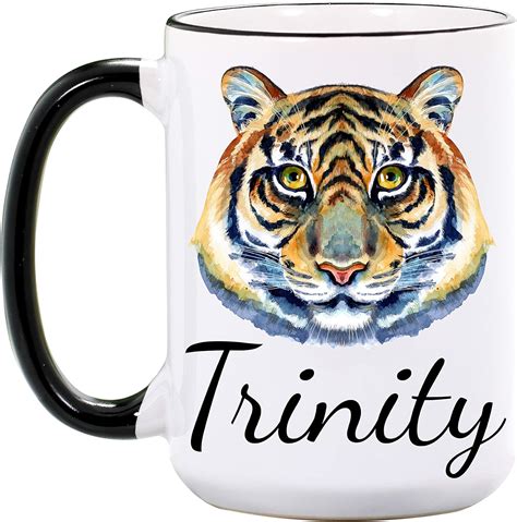 Wimly Company Tiger Mug Personalized Large 15 Oz Or 11 Oz