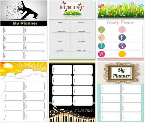 Weekly Calendar Maker Create Free Custom Calendars